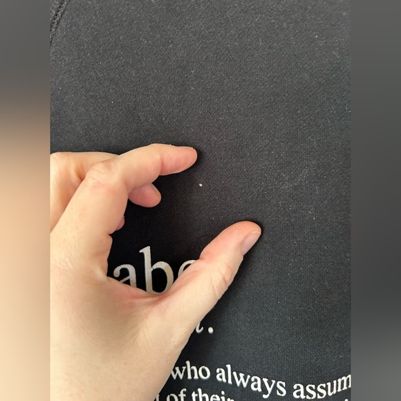 Brunette the Label Babe Definition Crewneck S/M - Picture 3 of 9